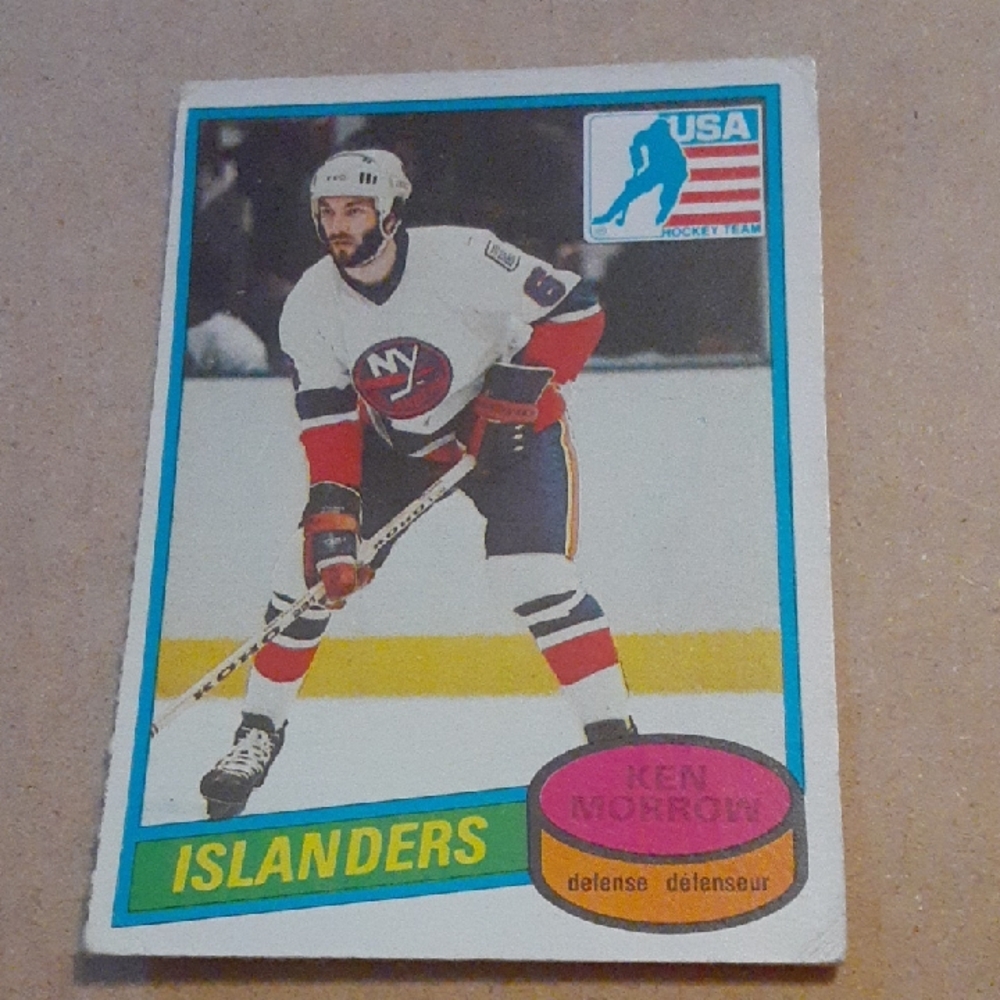 Ken Morrow Islanders Hockey Rookie Card